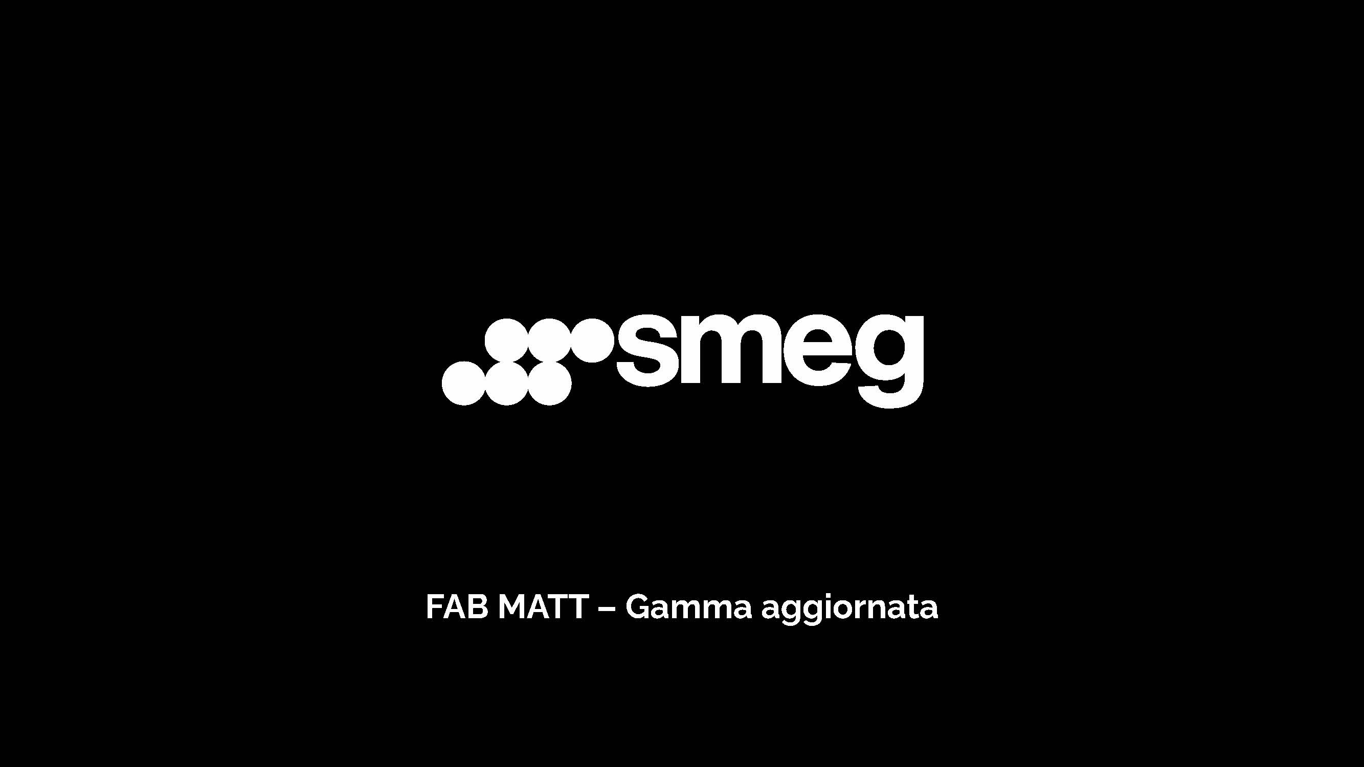 SMEG FAB GAMMA AGGIORNATA MATT